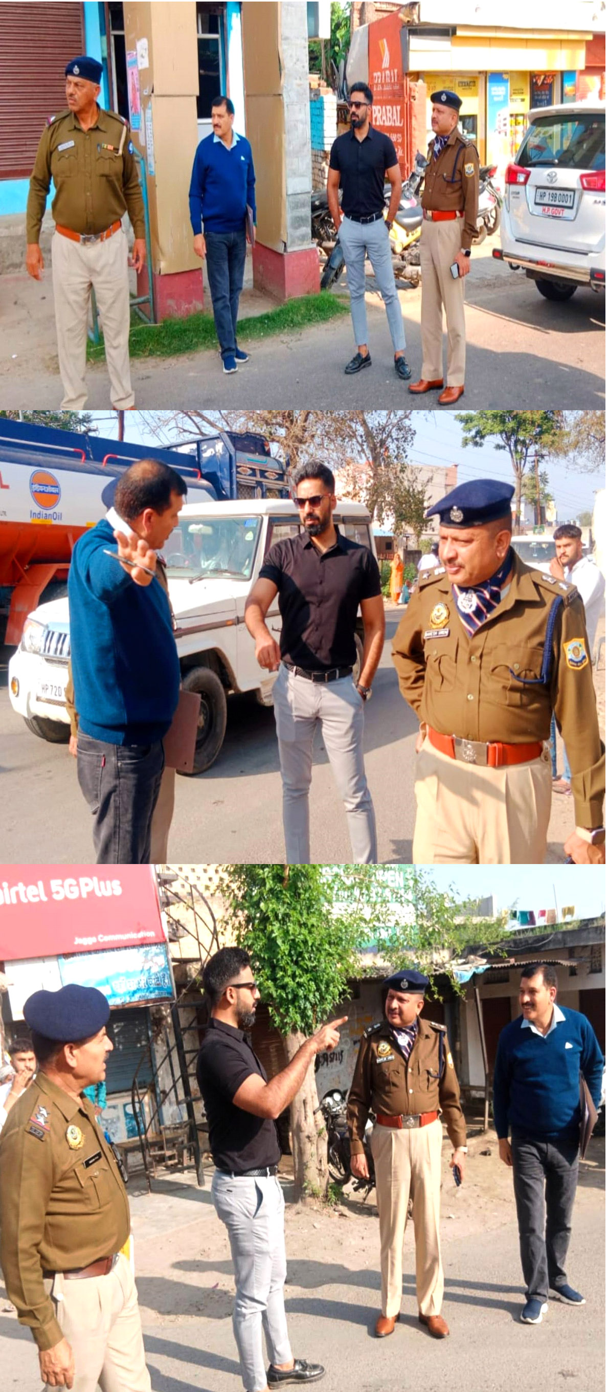 District Election Officer visited the border areas adjacent to Punjab, examined the arrangements from the election point of view